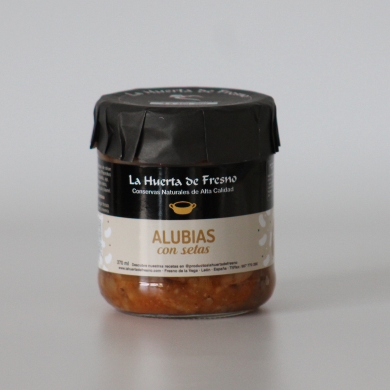 Alubias Estofadas con Setas
