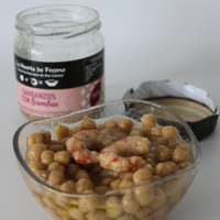 Garbanzos con Gambas
