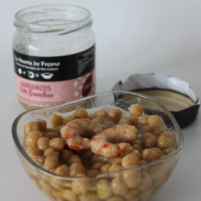 Garbanzos con Gambas