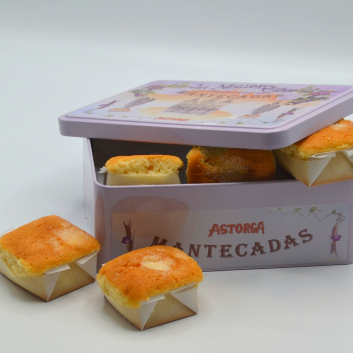 Mantecadas Artesanas de Astorga. Caja Metálica